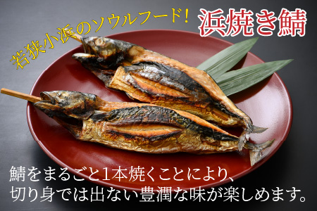 若狭小浜 桝屋の浜焼き鯖2本入り [A-012027]