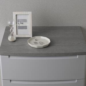 チェスト　ウッドトップノックダウンチェスト KDMG-564WT ライトグレー