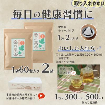 ふるさと納税 宇城市 熊本県産 桑の葉茶 60包×2袋セット(120包) |  | 02