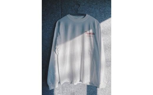 いわき市発D2Cブランド「yourmood」　Iwakiki　ロングスリーブTシャツ　WHITE_S