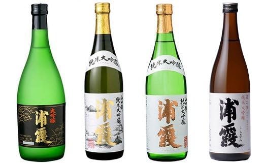 飲み比べ 日本酒 4種 浦霞 大吟醸 スペシャル 4本 (720ml×4) 地酒 純米大吟醸 純米大吟醸酒 大吟醸酒 日本酒 飲み比べセット お酒 酒 米 山田錦 浦霞 うらかすみ 四合瓶 720ml