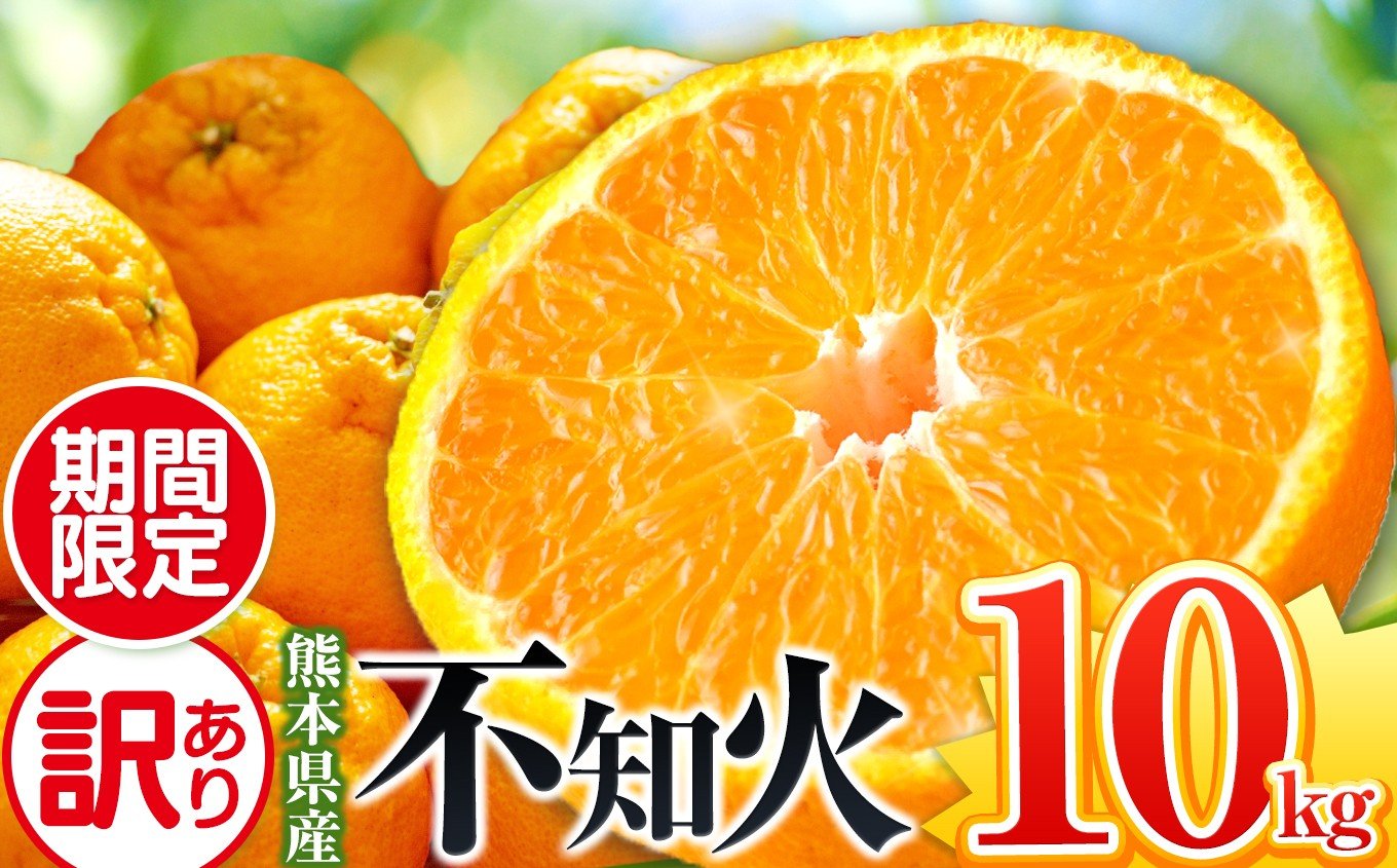 
                  【先行予約】【訳あり】ご家庭用 不知火 10kg | 熊本県 熊本 くまもと 和水町 なごみ 柑橘 柑橘類 訳あり 果物 フルーツ 季節の果物
                
