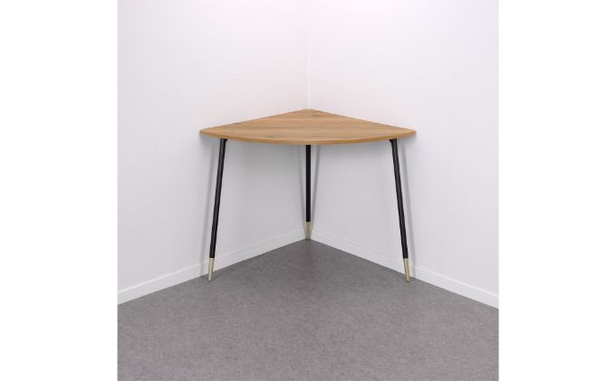 
            【＆FREL】FS コーナーテーブル 天板 メラミン ミディアムオーク 幅99cm 奥行67cm 高さ72cm[№5840-1863]　※離島への配送不可
          