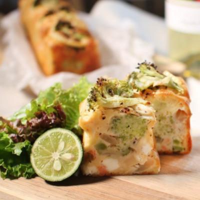 ふるさと納税 阿南市 【2本入り】阿南市特産タケノコと季節の野菜のケークサレ&amp;椎茸のケークサレ　とくしま特選ブランド認定品