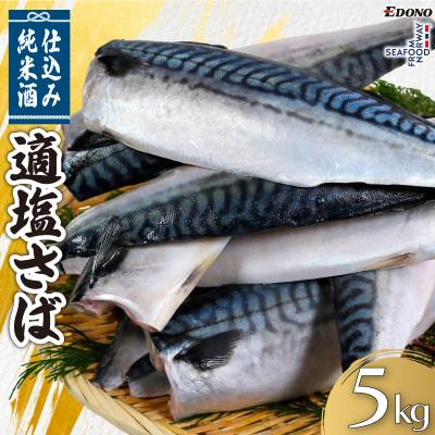 ふるさと納税 銚子市 適塩さば・純米酒仕込み　5kg