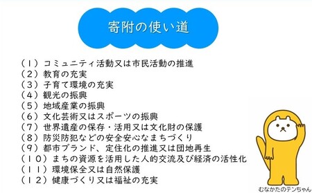 【返礼品なし】宗像市ふるさと応援寄附 3,000円_HA1796