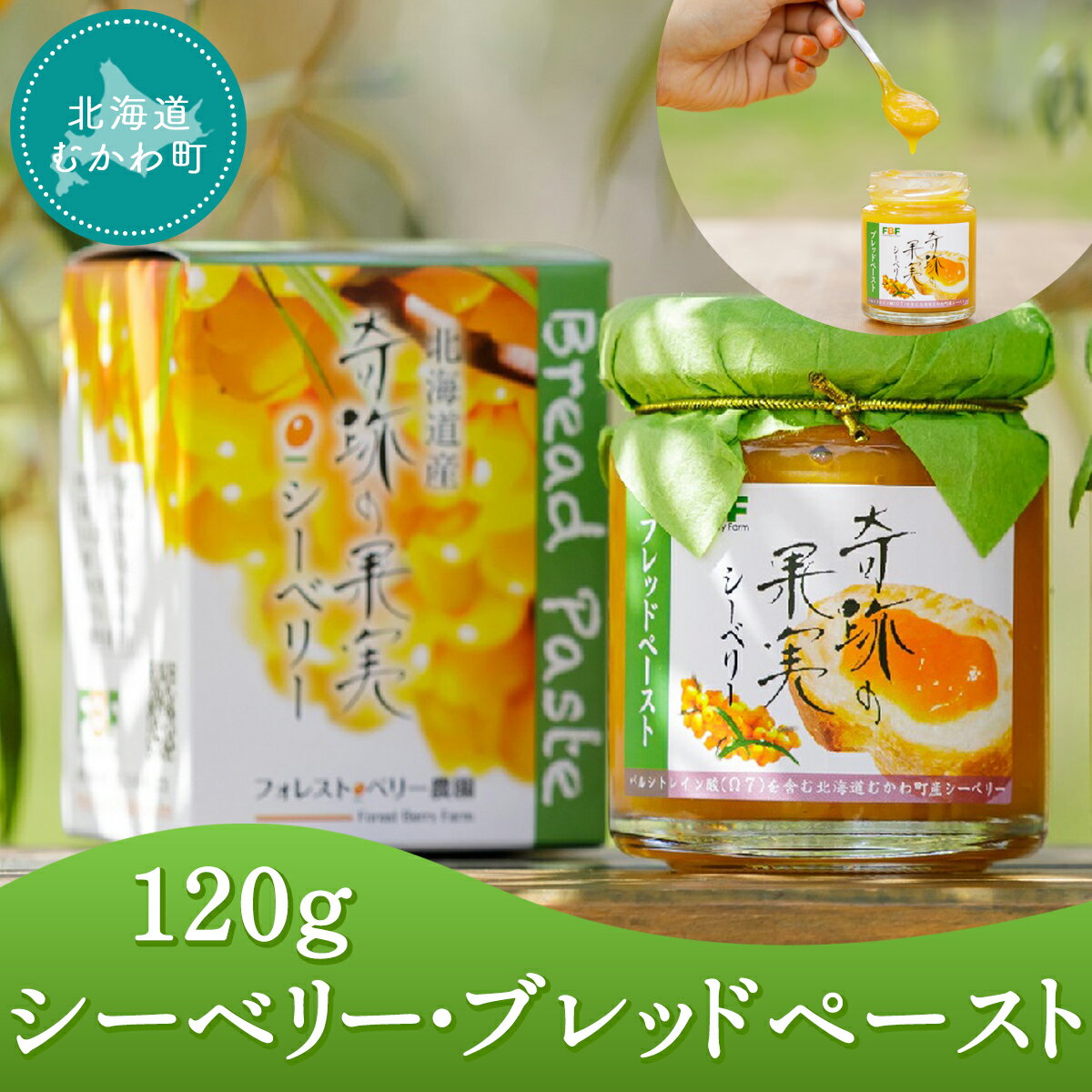 【ふるさと納税】シーベリー・ブレッドペースト 120g ふるさと納税 人気 おすすめ ランキング シーベリー サジー ブレッドペースト ジャム ペースト 北海道 むかわ町 送料無料 MKWH003