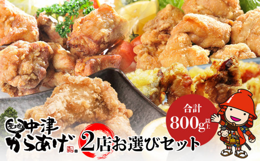 中津からあげ2店堪能セット | 家庭調理 味付生肉 中津からあげ 唐揚げ からあげ から揚げ レンジ 冷凍 冷凍食品 もり山 スーパー細川 くうとん ぶんごや げんきや からいち とよからあげ 大分県 中津市