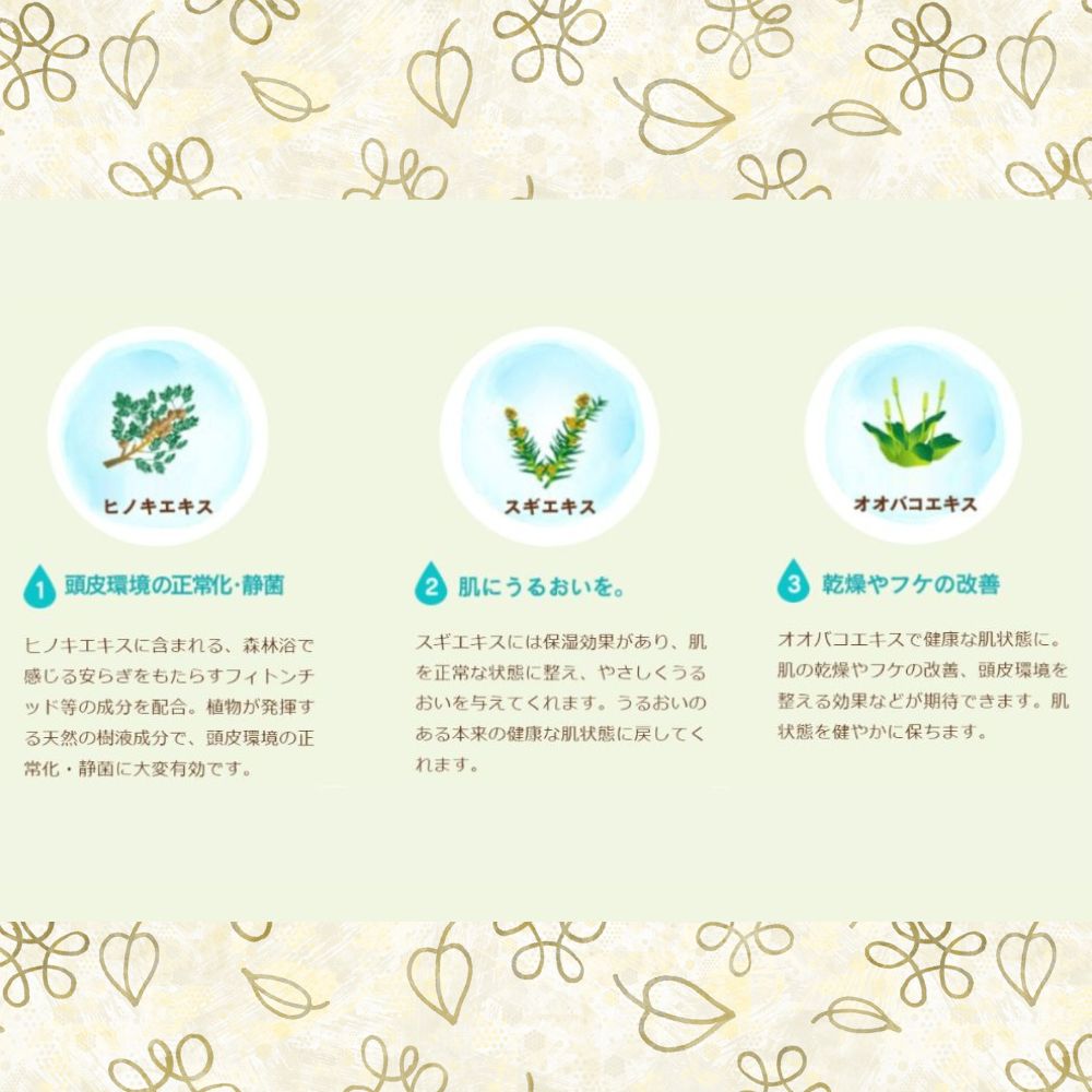 100%天然のヘアシャンプー「夢見るシャンプー」300ml×1本_イメージ4