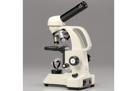 【総合倍率40倍～640倍】メイジテクノ 教育・実習用生物顕微鏡 専用アルミケース付 (スライドガラス・カバーガラス各100枚付)  教育 小学生 中学生 高校生 プレパラート 理科 理科室 FAA-
