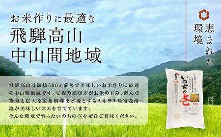 【定期便】飛騨高山産 いのちの壱（白米）5kg×12ケ月 | 米 AU110