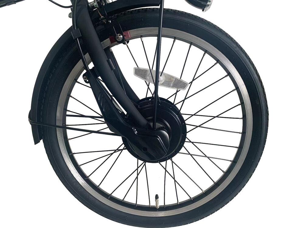 PELTECH（ペルテック）ノーパンク 折り畳み電動アシスト自転車 20インチ 折り畳み外装6段変速（TDN-208LN）【簡易組立必要】【ホワイトブラック】