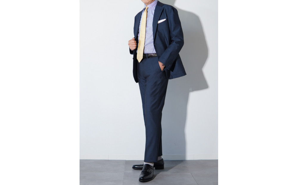 【B-THREE MEN/ビースリーメン】上品なのにラクチン メンズストレートパンツ(550087)