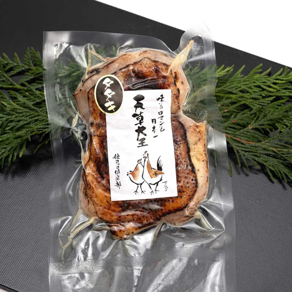 天草大王【たたきセット】幻の鶏 ももたたき むねたたき 山内醤油のポン酢200ml付 鶏肉[AYAN033]