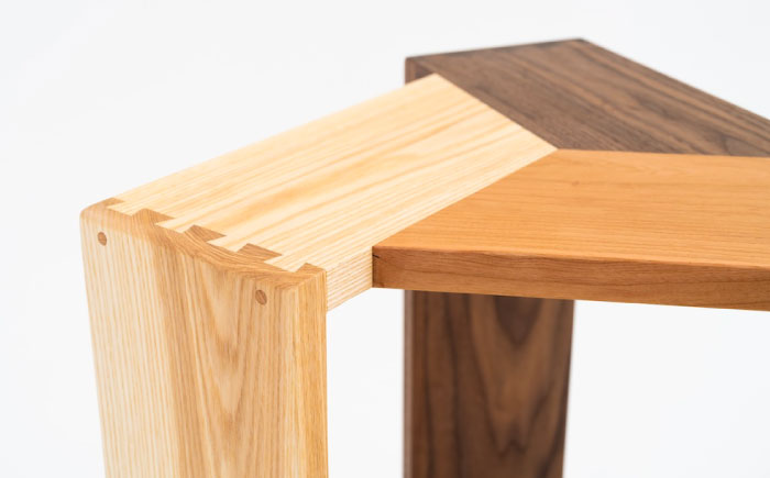 家具 kitoki 小泉誠デザイン WK60.combi stool / hi(コンビスツール) 広島県福山市/若葉家具株式会社 わかばかぐ スツール 木製 おしゃれ 北欧 サイドテーブル [BADX