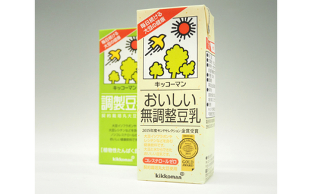 キッコーマン 調製豆乳200ml＋無調整豆乳200ml 18本×各1ケース | 豆乳 豆乳 豆乳 豆乳 豆乳