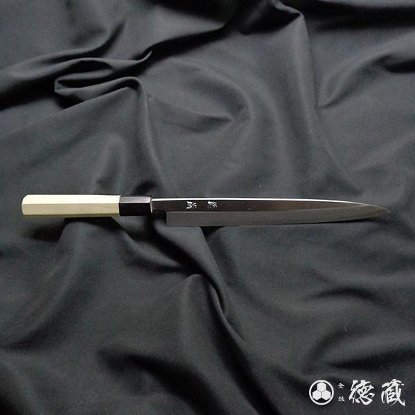 
            土佐打ち刃物 柳刃包丁 240mm 片刃 白紙2号 朴八角柄 徳蔵オリジナル 【32002】【グレイジア株式会社】[ATAC115]
          