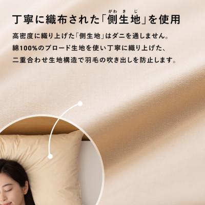 ふるさと納税 富士吉田市 【甲州羽毛ふとん】国産フェザーまくら大判(50×70cm)ホテル仕様の日本製です |  | 03