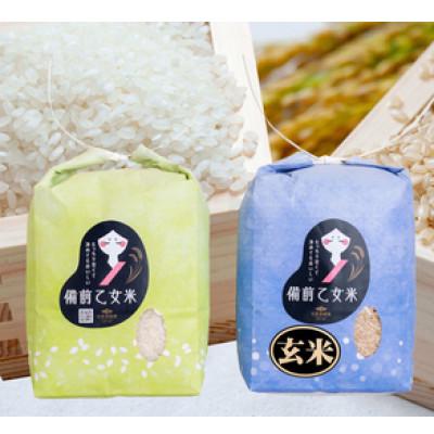 ふるさと納税 浅口市 【石原果樹園】備前乙女米　白米2Kg×1袋・玄米2kg×1袋(BOHB02-2)