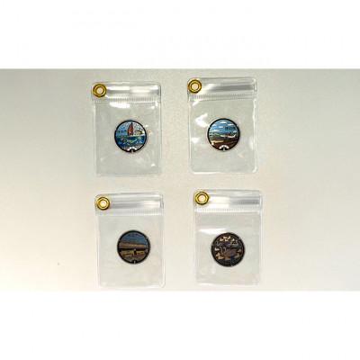 ふるさと納税 伊丹市 【伊丹市】チタン製マンホールメダル4種セット [54030517] |  | 03