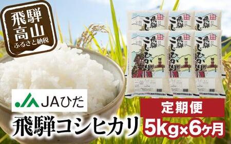 【定期便 6ヶ月】（全6回）令和7年産 飛騨コシヒカリ 白米 5kg | こしひかり 飛騨こしひかり お米 コメ 精米 飛騨産 飛騨高山 JAひだ GS100