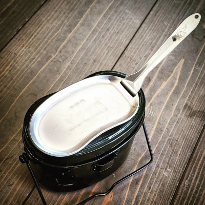 [トング付FB-2 Ti02]フェニックスライズの鉄板「戦闘鉄板チタン(チタントングセット)」【配送不可地域：離島・沖縄県】