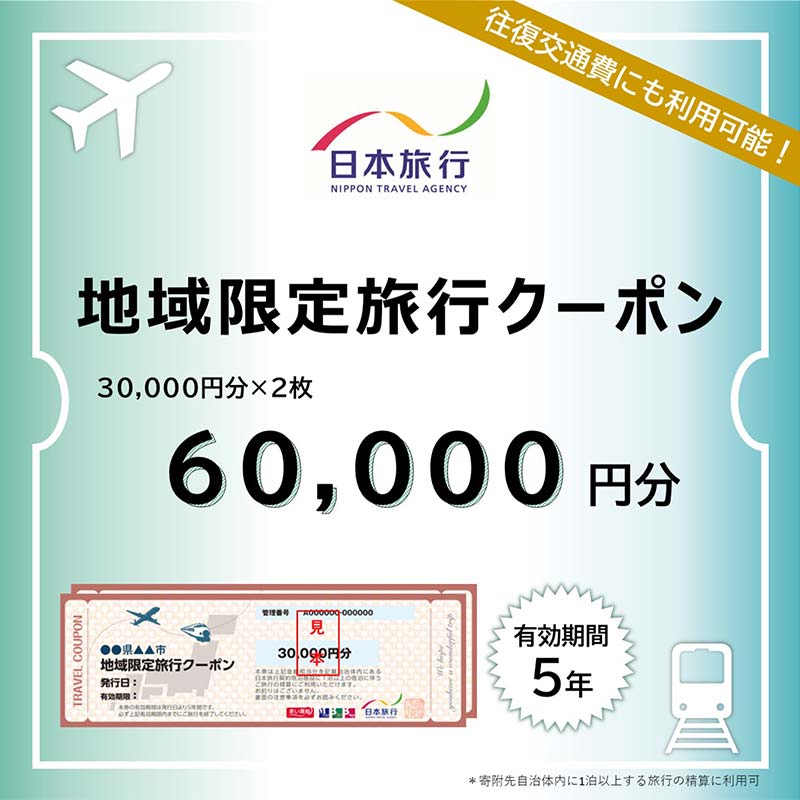 【ふるさと納税】 山形県 日本旅行 地域限定クーポン 60,000円分 F2Y-4160