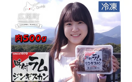 味付ラムジンギスカン赤　肉500g×タレ200g　700g　2パック【ラム肉　ラム　羊肉　焼肉　ジンギスカン　肉　冷凍　北海道　ふるさと納税】(W0017)