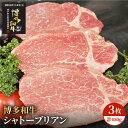 【ふるさと納税】【お中元対象】博多和牛 牛肉 A5 A4 ヒレ シャトーブリアン 3枚（計450g）＜株式会社チクゼンヤ＞那珂川市 牛肉 肉 黒毛和牛 ブランド牛 国産 BBQ バーベキュー [GCF003] 50000 50000円