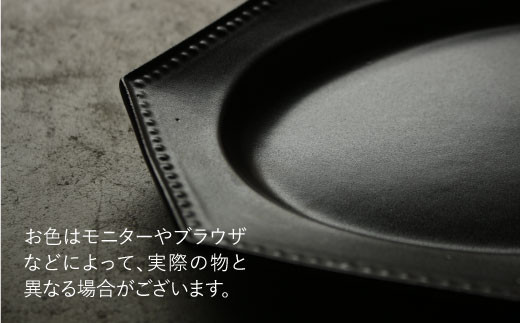 RB06 【波佐見焼】黒釉薬オクトゴナル長皿 5枚セット【吉田健宗】-4