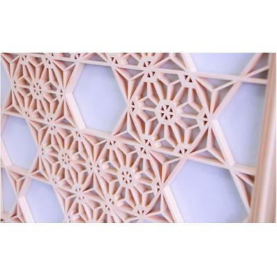 ふるさと納税 伊勢原市 秋山建具店 創業80年の建具職人がつくる『飾り組子入壁掛「籠目に桜」』[0040] |  | 01