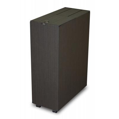 ふるさと納税 和歌山市 バスク キッチンペール 45L ブラック 職人が手掛けるキッチンにおすすめの木目調ゴミ箱