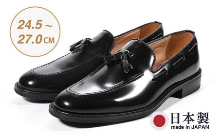 ビジネスシューズ　牛革トラッド　D8803 BL【ブラック】 ファッション ファッション小物 靴 日本製 社会人 メンズ 男性用 紳士靴 本格マッケイ製法 ラウンドトゥ  24.5cm