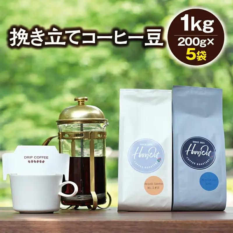 【細挽き】挽き立てコーヒー豆 1kg コーヒー豆 焙煎 コーヒー セット【hgo006A-a】