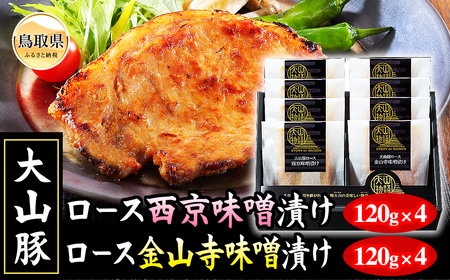 ＜大山物語＞氷温熟成 大山豚ロース味噌漬けセット_T2600064