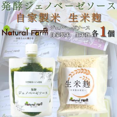 ふるさと納税 枕崎市 発酵ジェノベーゼソース&amp;生米麹　各1パックセット A0-71