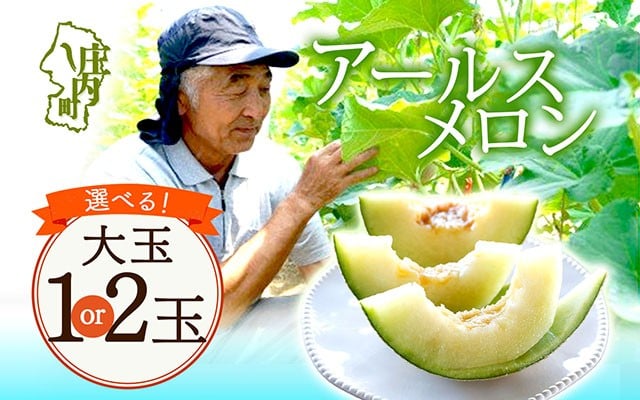 
            【R8.8月より順次発送】アールスメロン 選べる 大玉 1玉 or 2玉（入金期限：2026.7.20）
          
