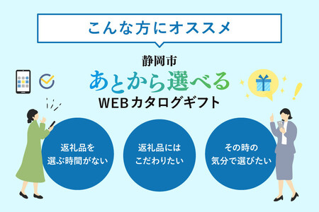 【静岡市】あとから選べるWEBカタログギフト（寄附30万円コース）90000ポイント｜寄附した後にゆっくり返礼品が選べて便利！対象返礼品続々追加中［ 静岡 カタログポイント 有効期限6か月 対象商品続