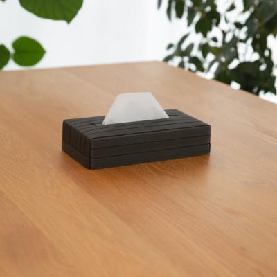 ふるさと納税 奥州市 心地よい暮らしをつくる ティッシュケース mini チャコールグレー バンドシー [AR091] |  | 01