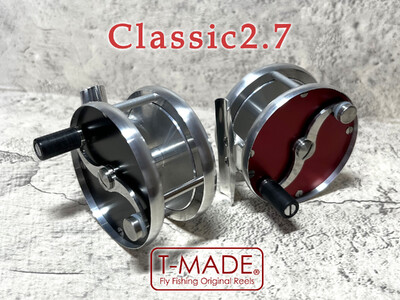 【レッド】T-MADE　Classic2.7リール | フライフィッシング リール 草加市