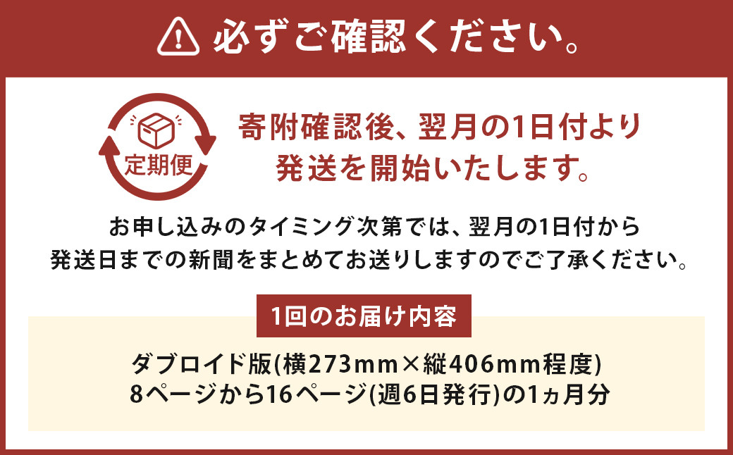 日刊 人吉新聞 (12ヶ月購読)