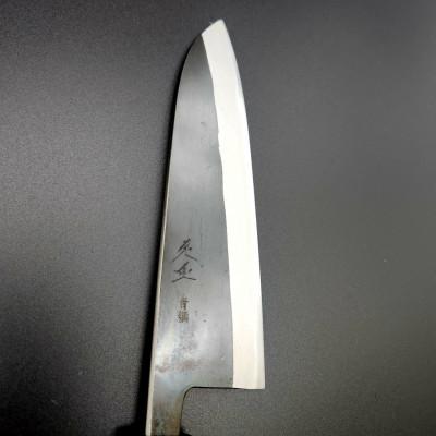 ふるさと納税 茅野市 三徳包丁　ステン　黒打　165mm |  | 01