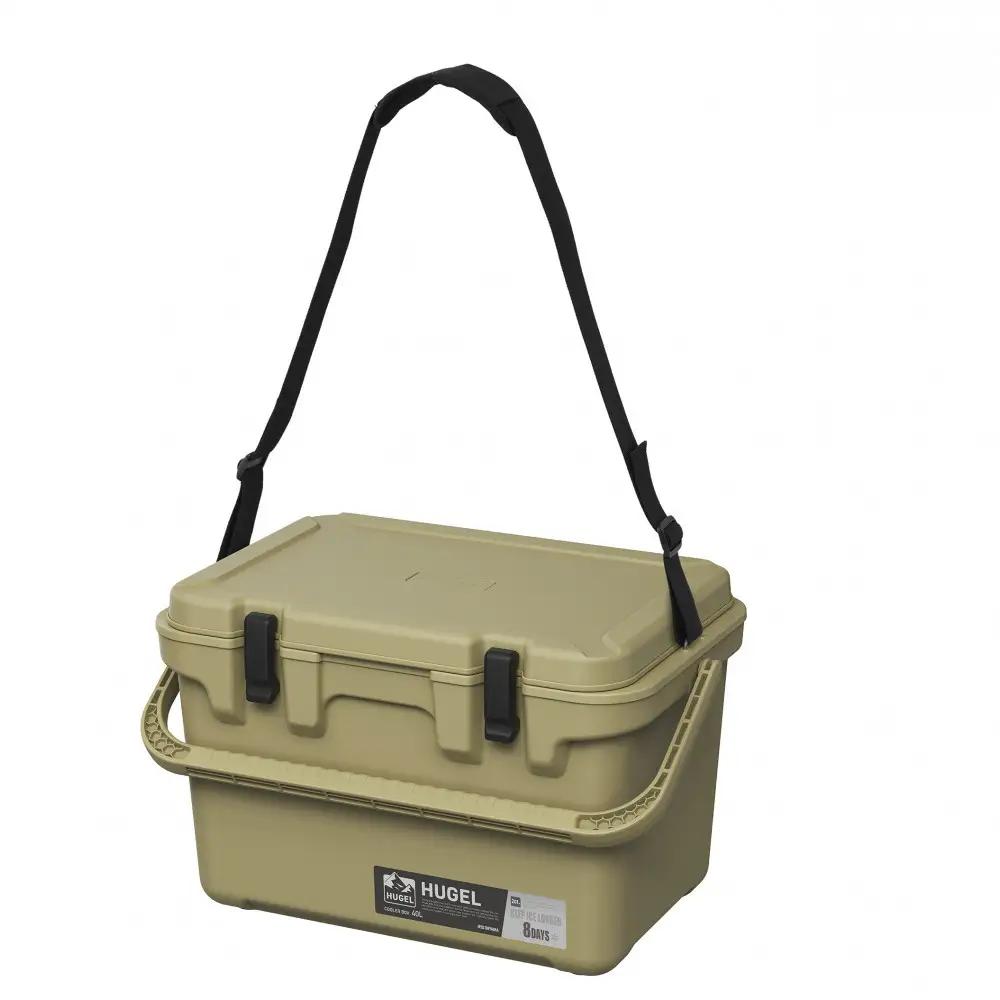  ☆リニューアル☆クーラーボックス 大型 大容量 40L TC-40R カーキ HUGEL アイリスオーヤマ クーラーBOX ハードクーラー 高保冷 アウトドア キャンプ BBQ 釣り スポーツ レジ