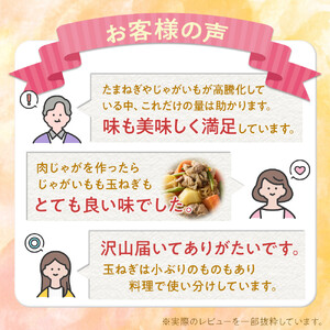 高評価★5.0【先行予約】サイズ不揃い訳あり 北の恵み玉ねぎ・じゃがいも　合計約4kgセット（2026年9月下旬から発送）| 玉ねぎ _04660