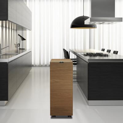 ふるさと納税 海南市 和歌山県海南市 バスクグランデペール 1段 ブラウン アイランド型キッチンに美しくフィットするごみ箱 |  | 01