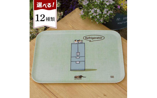 
ネコダラトレイM角＆コースター 各1枚セット ネコだらけ 猫グッズ
