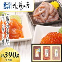 【ふるさと納税】〈佐藤水産〉ご飯のおとも3種3鮭ルイベ漬・いか塩辛・いくら醤油漬 魚貝類 サーモン いか 塩辛 鮭 魚貝類 漬魚 いくら 醤油漬け【北海道千歳市】ギフト ふるさと納税