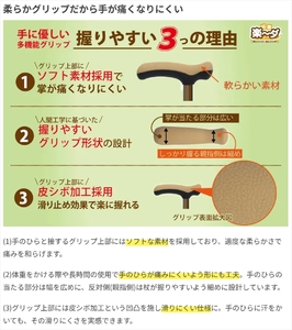 シナノ 抗菌楽ーダ ドット柄 ブラック(長さ調節ステッキ)【ステッキ 杖 つえ ウォーキングステッキ ウォーキングポール 父の日 母の日 敬老の日 長野県 佐久市 】