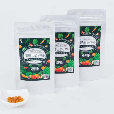 ふるさと納税 岡崎市 〈健康食品・酵素サプリメント〉海野山ロイヤル3袋(60粒入り×3) |  | 01