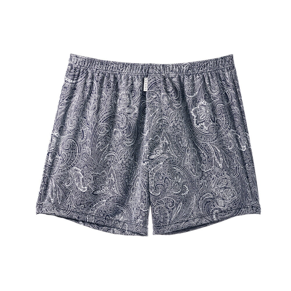 【ふるさと納税】メンズ 下着 ショートトランクス 01/ZIVANE/Chic paisley 1枚/締め付け感の無い/専用BOX付き アンダーウェア